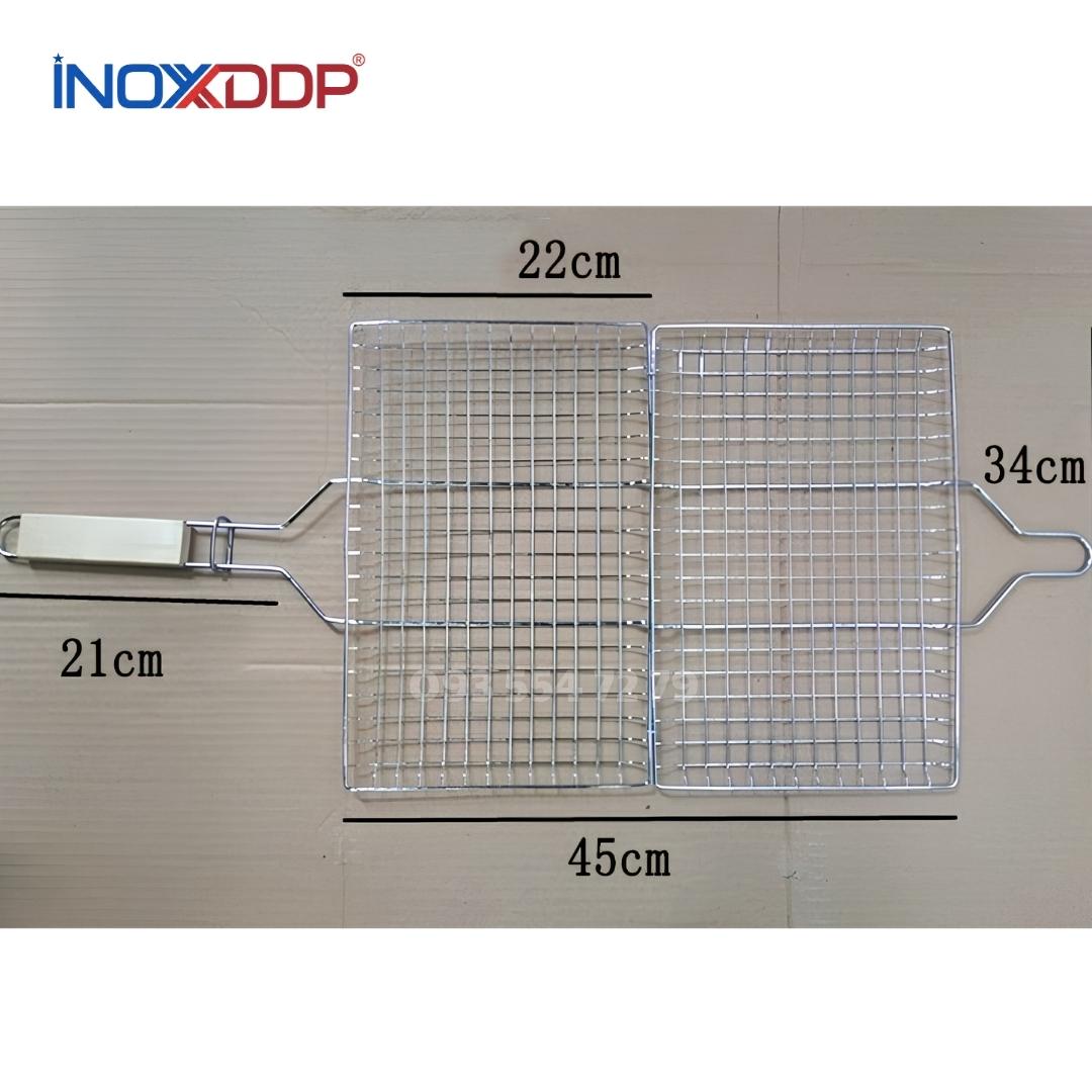 Vĩ Nướng Inox BBQ 39cm